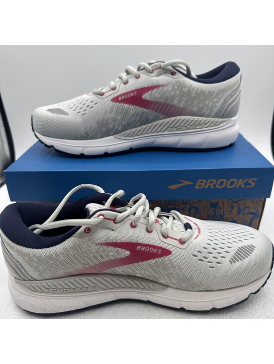 Brooks Shoes - Brooks Addiction GTS 15 Womens Sneakers Oyster Peacoat Lilac Rose Sz 10 MED